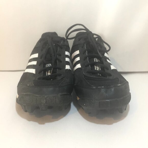 ADIDAS Cleats Mens Size 12 Black White Adituff Athletic Shoes - Picture 2 of 13